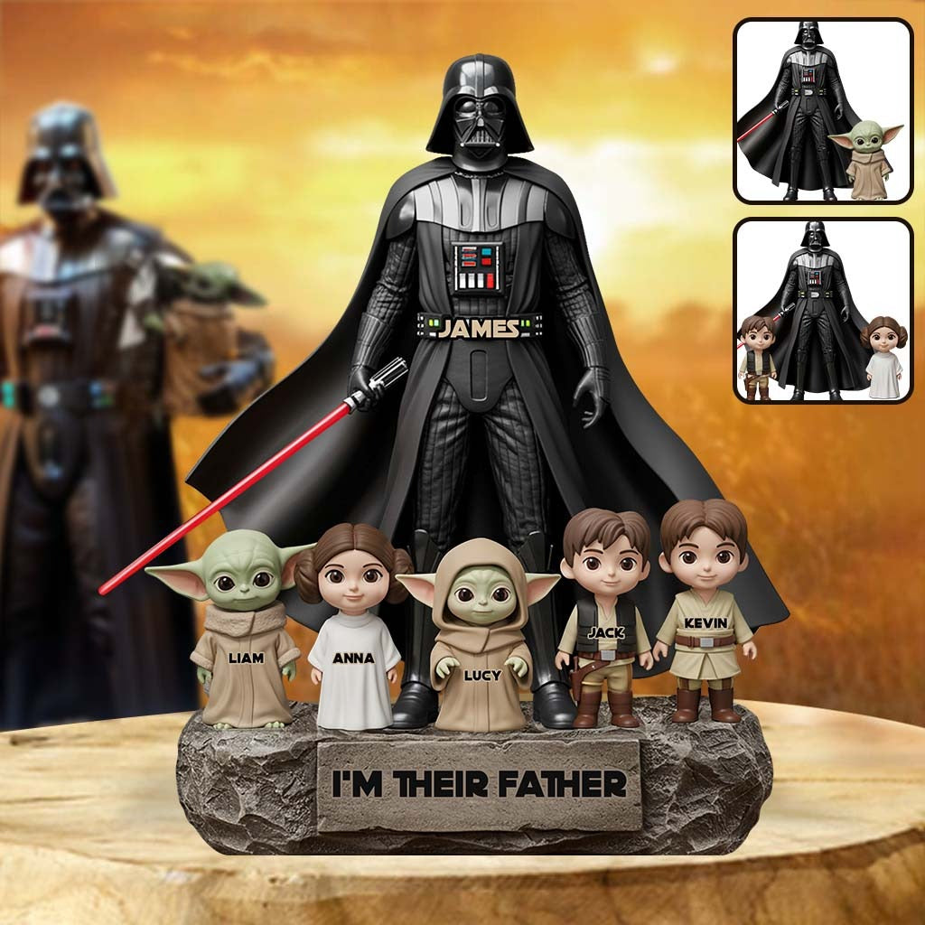 Best Dad in the Galaxy - Personalized Gifts For Dad Acrylic Plaque