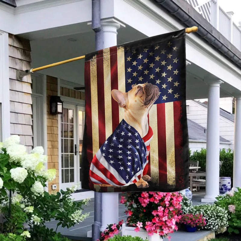 French Bulldog American Garden Flag, House Flag