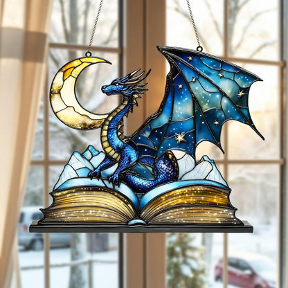 Blue Dragon Acrylic Window Hangings