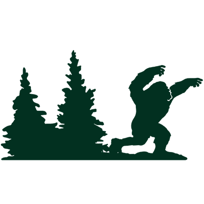Bigfoot Windshield Sticker