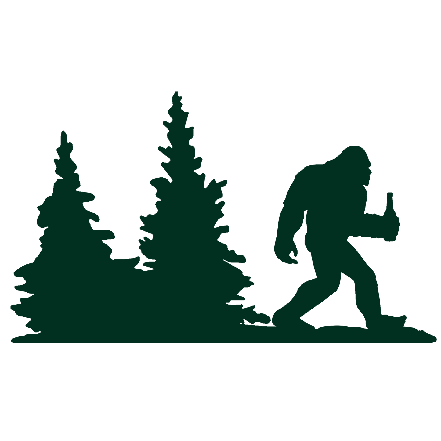 Bigfoot Windshield Sticker
