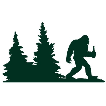 Bigfoot Windshield Sticker