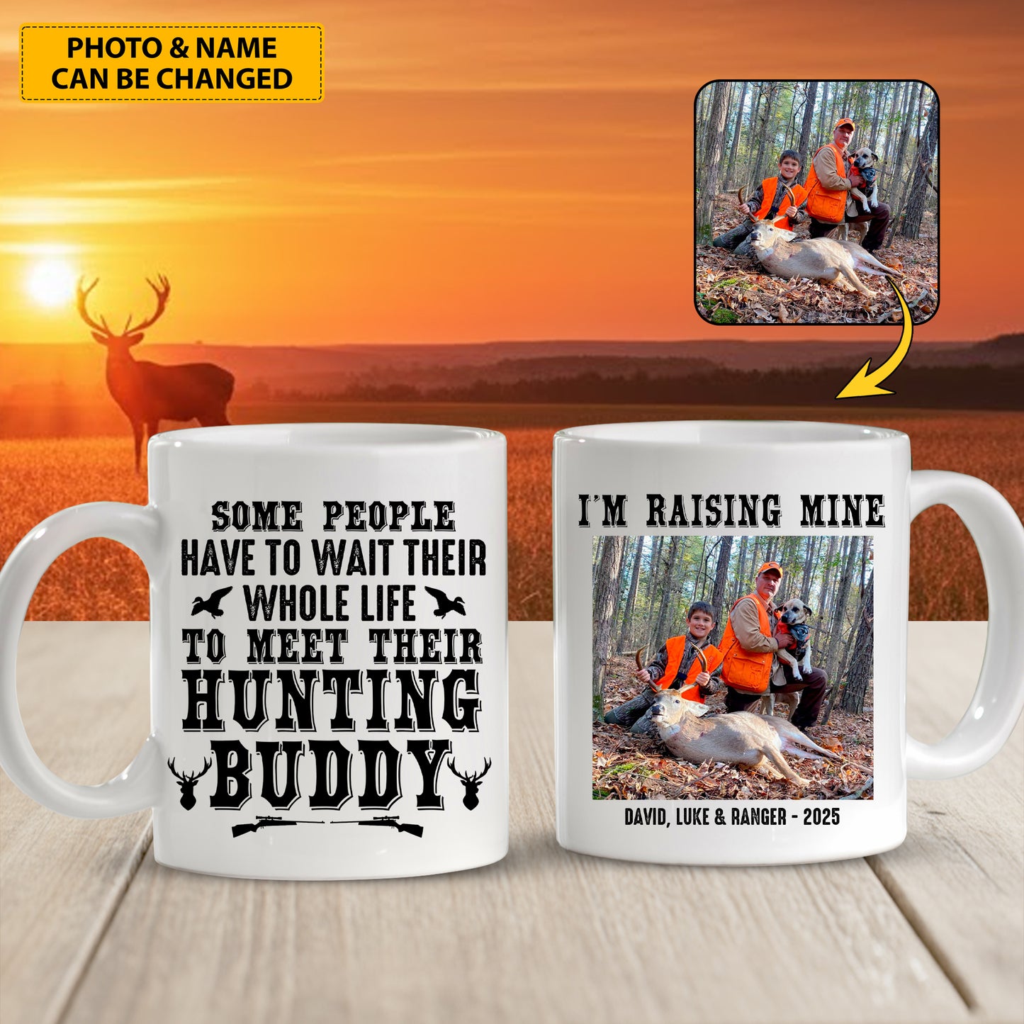 Trophy Moments – Personalized Photo White Mug