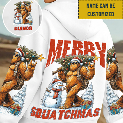 Merry Squatchmas – Personalized Sasquatch All Over Print Shirt