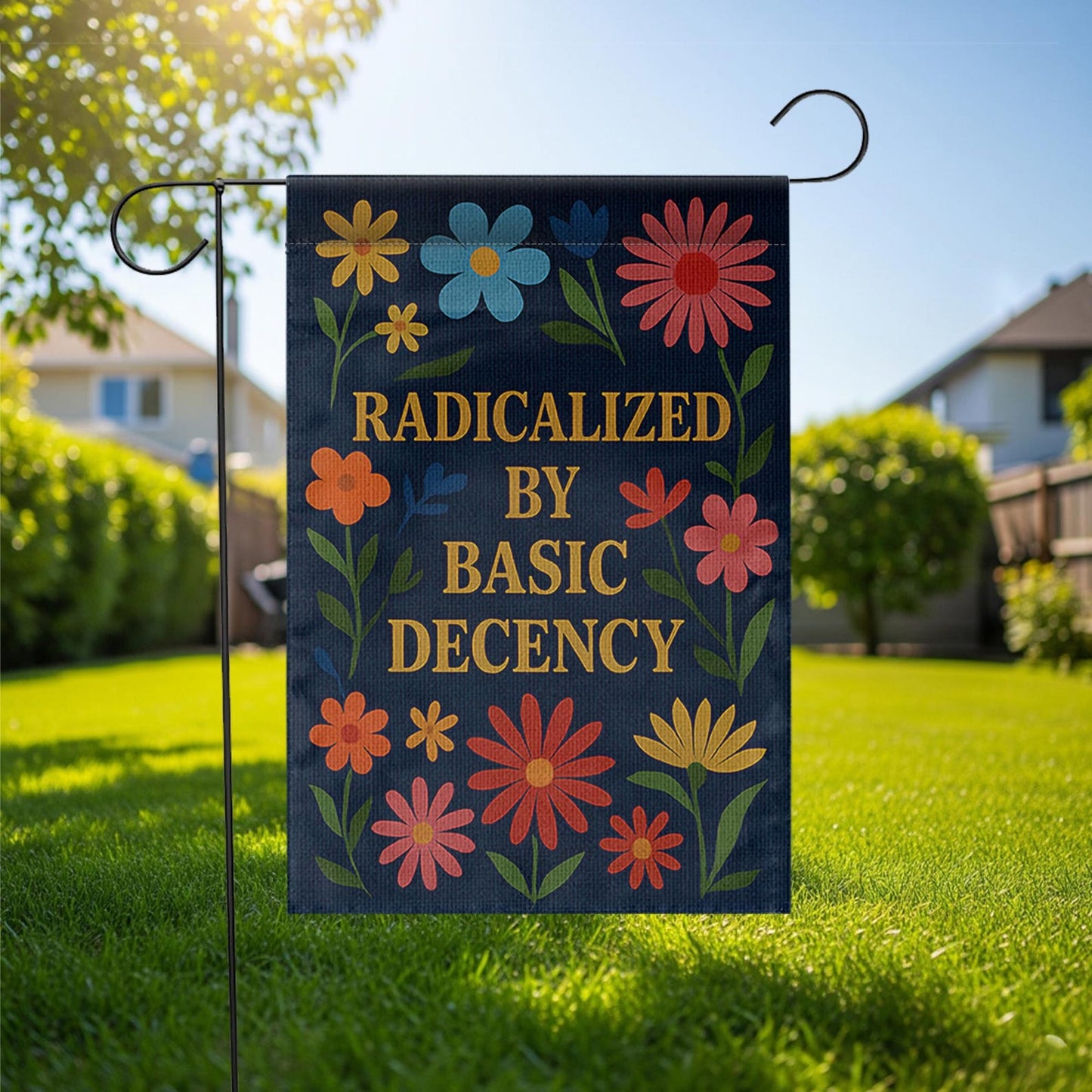 Floral Garden Flag: Progressive Outdoor Decor 2