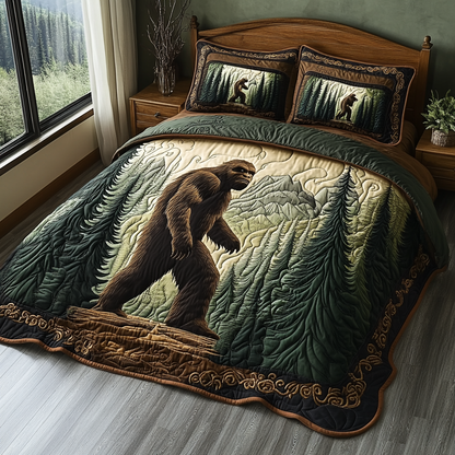 Forest Giant – Bigfoot Quilted Bedding Set