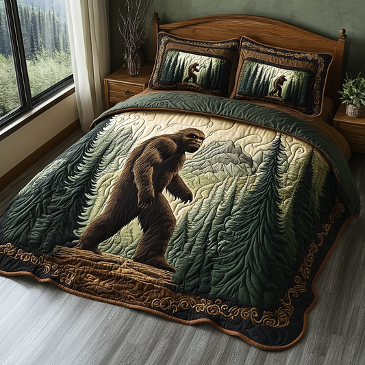Forest Giant – Bigfoot Quilted Bedding Set