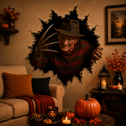 Halloween 3D Horror Wall Decal
