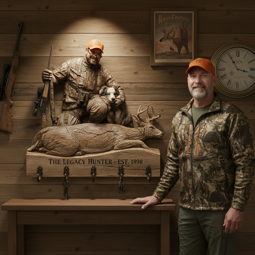 Hunter’s Legacy – Personalized Hunting Display Rack