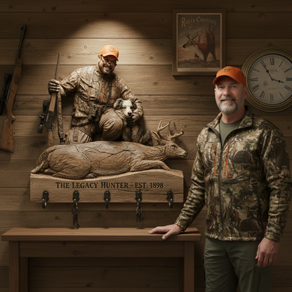 Hunter’s Legacy – Personalized Hunting Display Rack