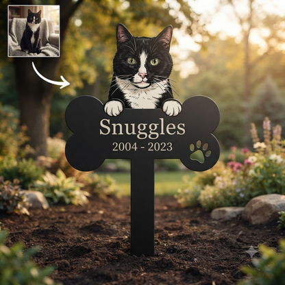 A Beautiful Tribute to a Faithful Friend – Personalized Pet Memorial Garden Stake