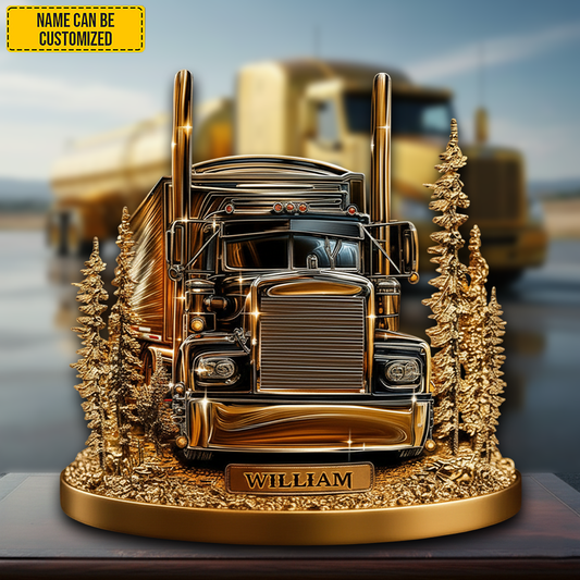 Highway Legend – Personalized Trucker Acrylic Plaque