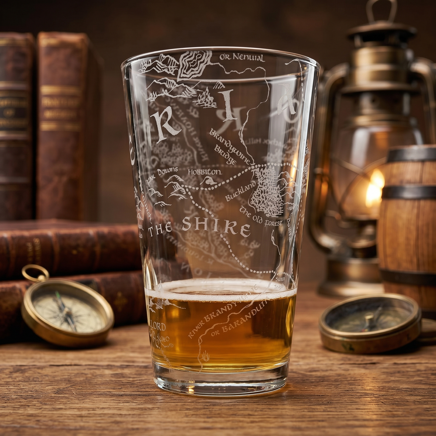 Fantasy Realm Map - Beer Glass