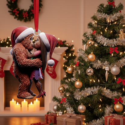 Bigfoot Lovers – Personalized Funny Holiday Ornament