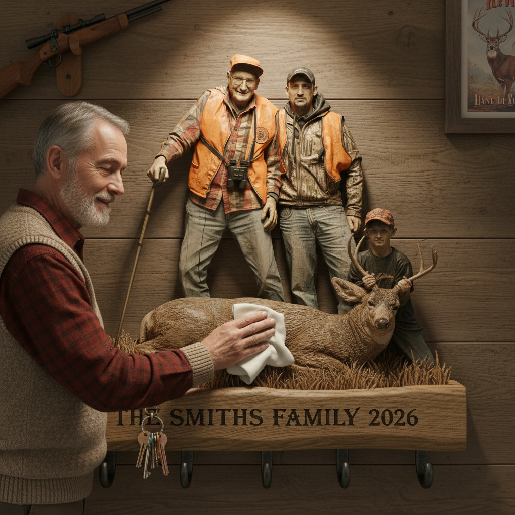 Hunter’s Legacy – Personalized Hunting Display Rack