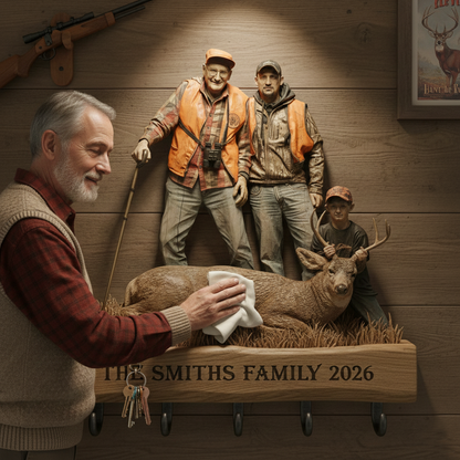 Hunter’s Legacy – Personalized Hunting Display Rack