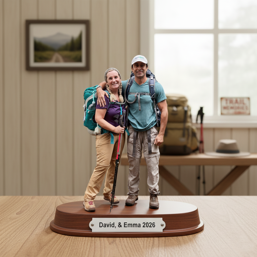 Memories on the Trail – Personalized Hiking Acrylic Plaque