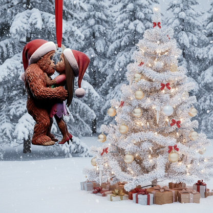 Bigfoot Lovers – Personalized Funny Holiday Ornament