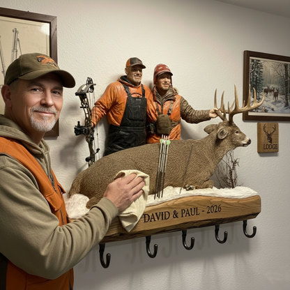 Hunter’s Legacy – Personalized Hunting Display Rack