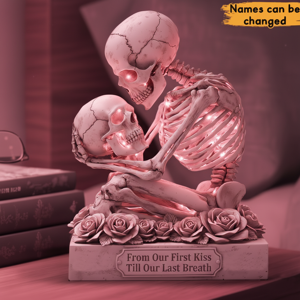 Eternal Embrace – Personalized Couple Acrylic Plaque