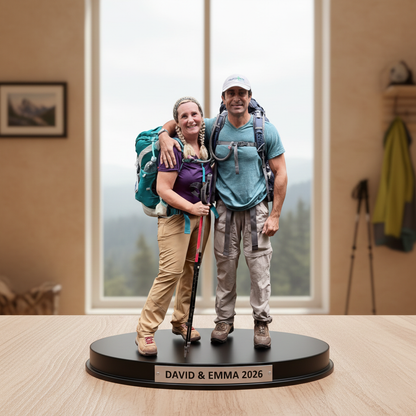 Every Step on the Trail – Personalized Hiking Acrylic Plaque