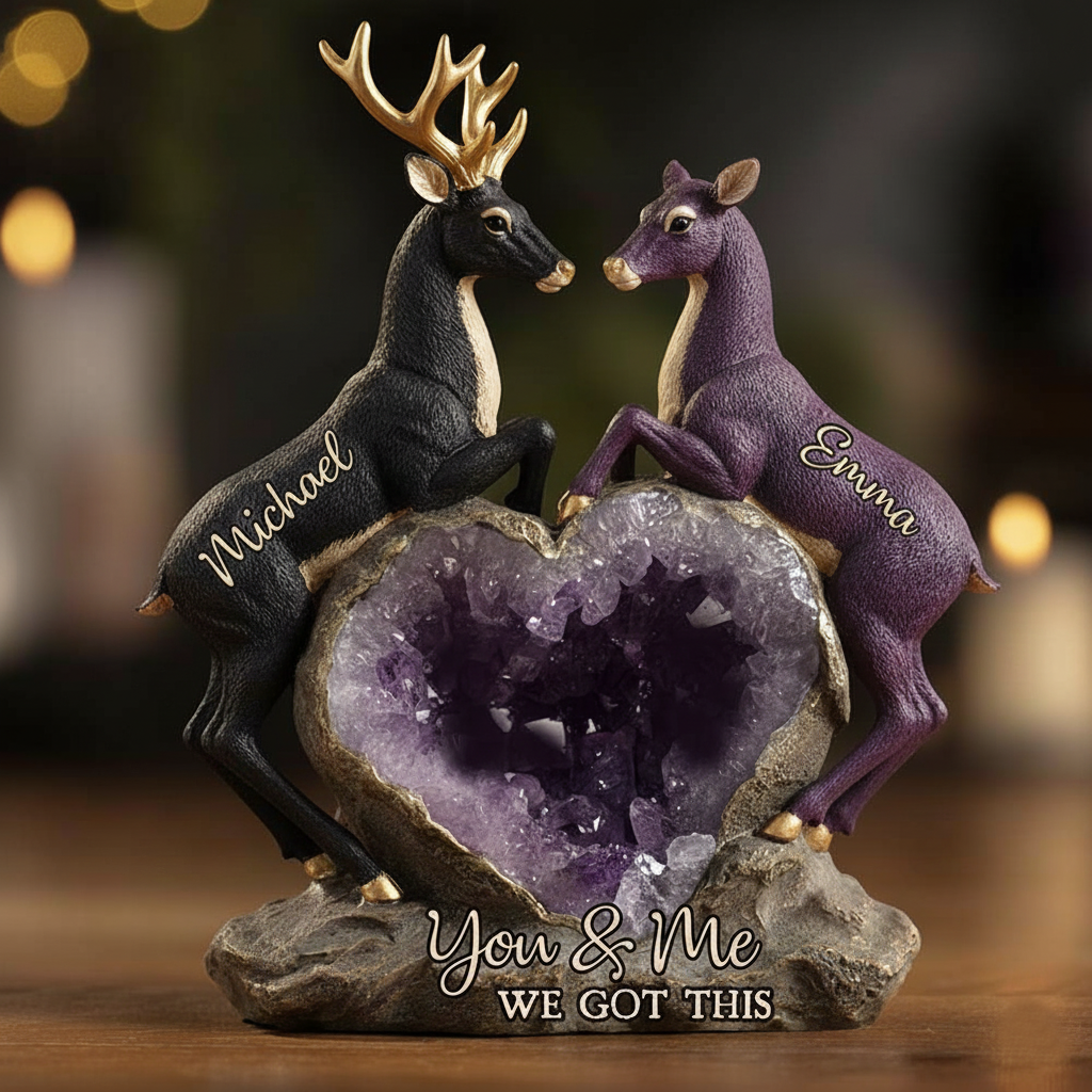 You & Me – Personalized Hunting Couple Acrylic Plaque