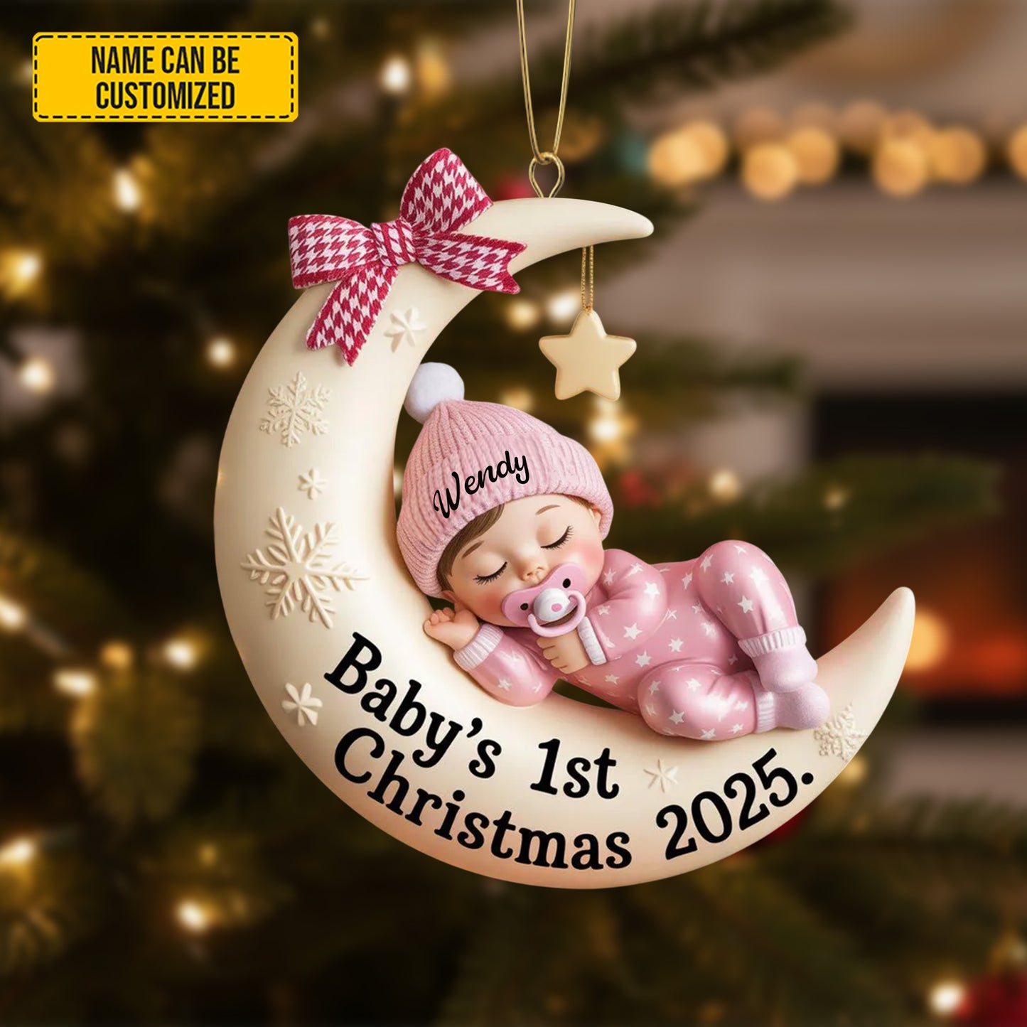 Personalized Baby’s 1st Christmas Ornament 2025