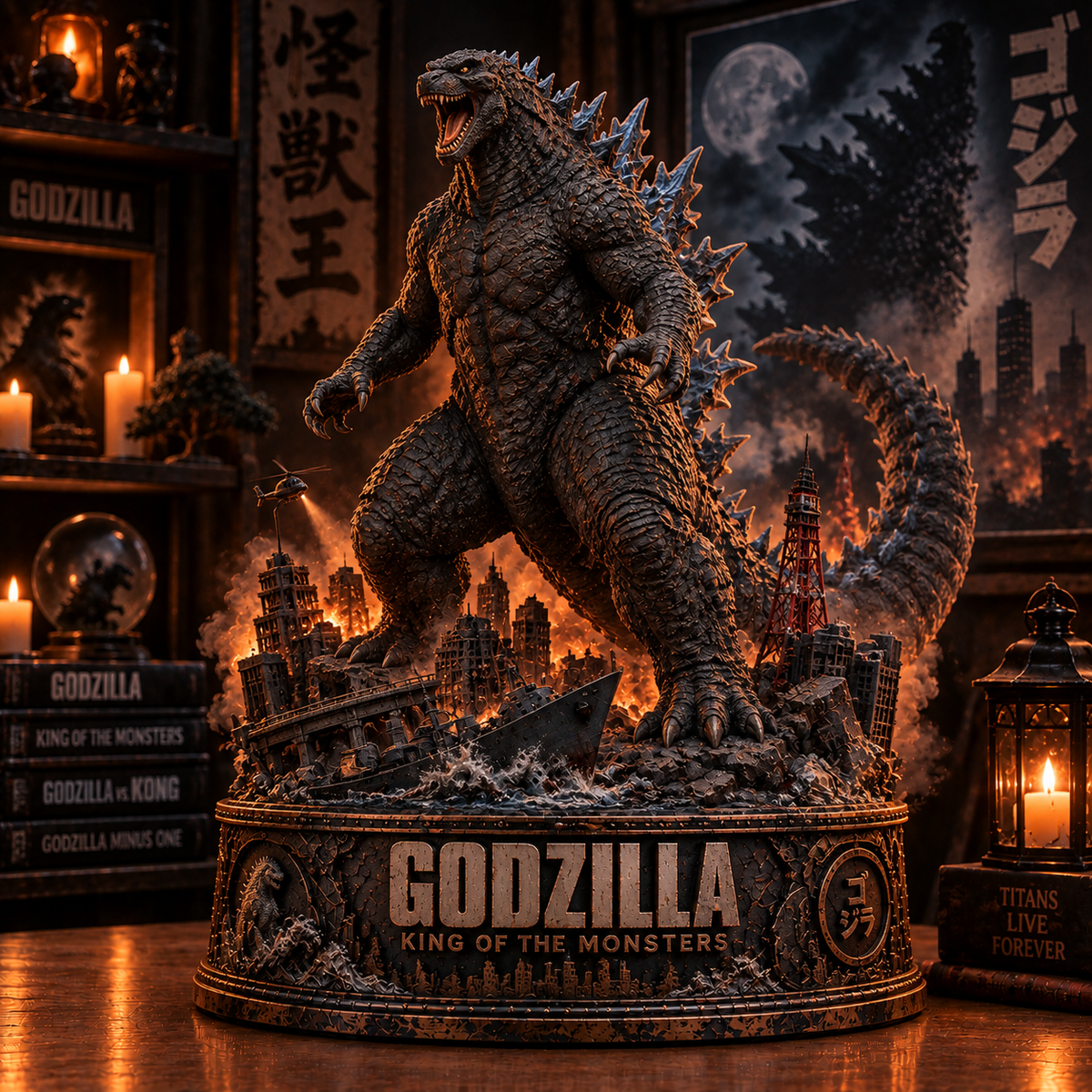 Godzilla King of the Monsters – Collectible Acrylic Plaque Table Decor