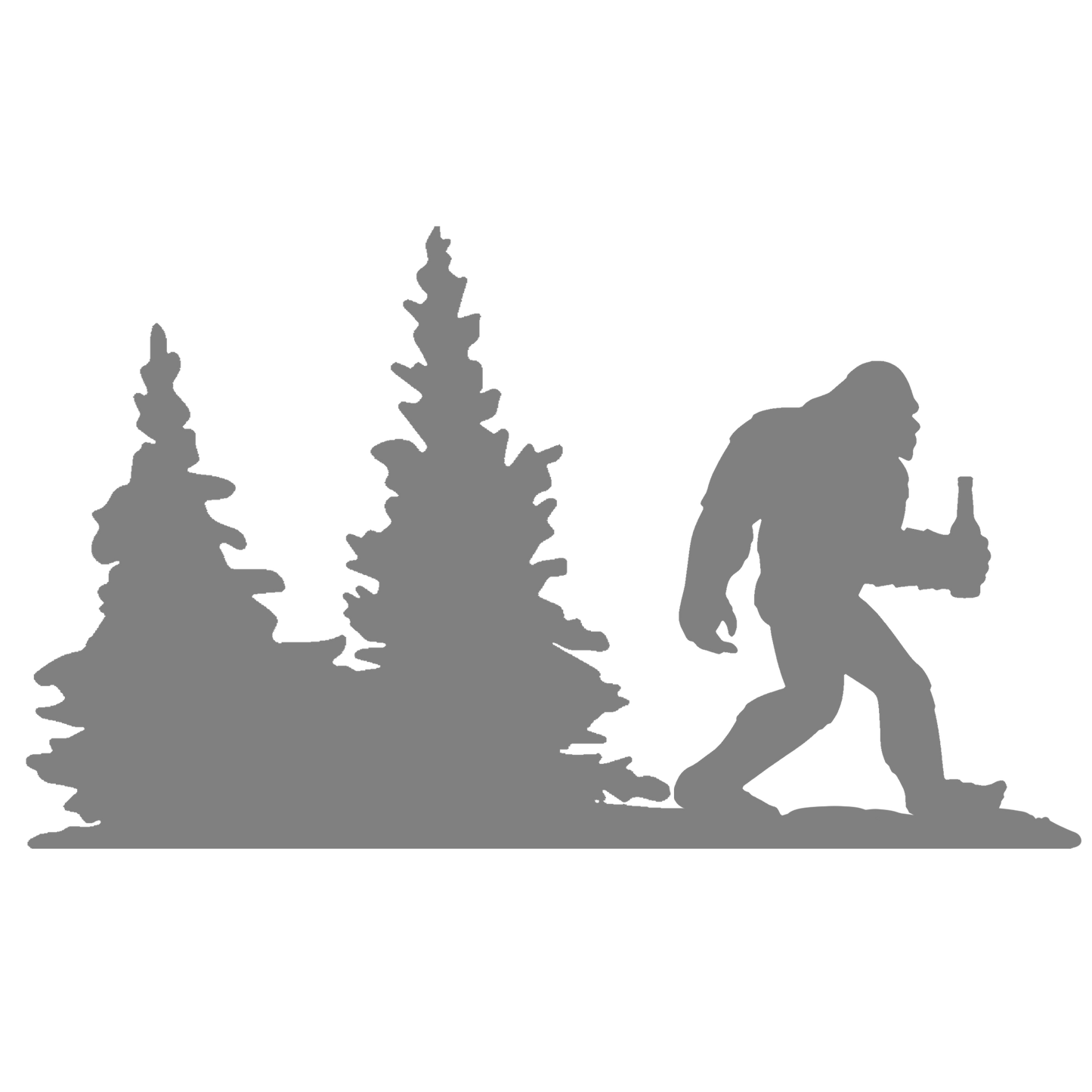 Bigfoot Windshield Sticker