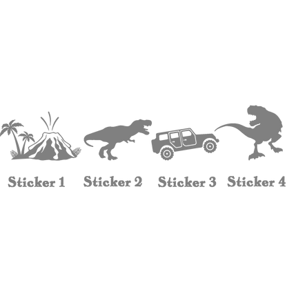 Set 4: Jurassic Adventure Stickers