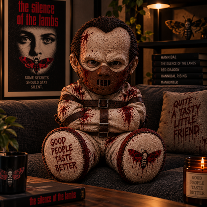 Hannibal Lecter Horror Custom Shape Pillow – Creepy Halloween Collector Gift