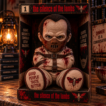 Hannibal Lecter Horror Custom Shape Pillow – Creepy Halloween Collector Gift