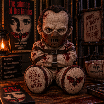 Hannibal Lecter Horror Custom Shape Pillow – Creepy Halloween Collector Gift