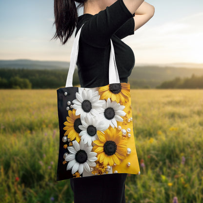 Sunflower & Daisy Tote Bag