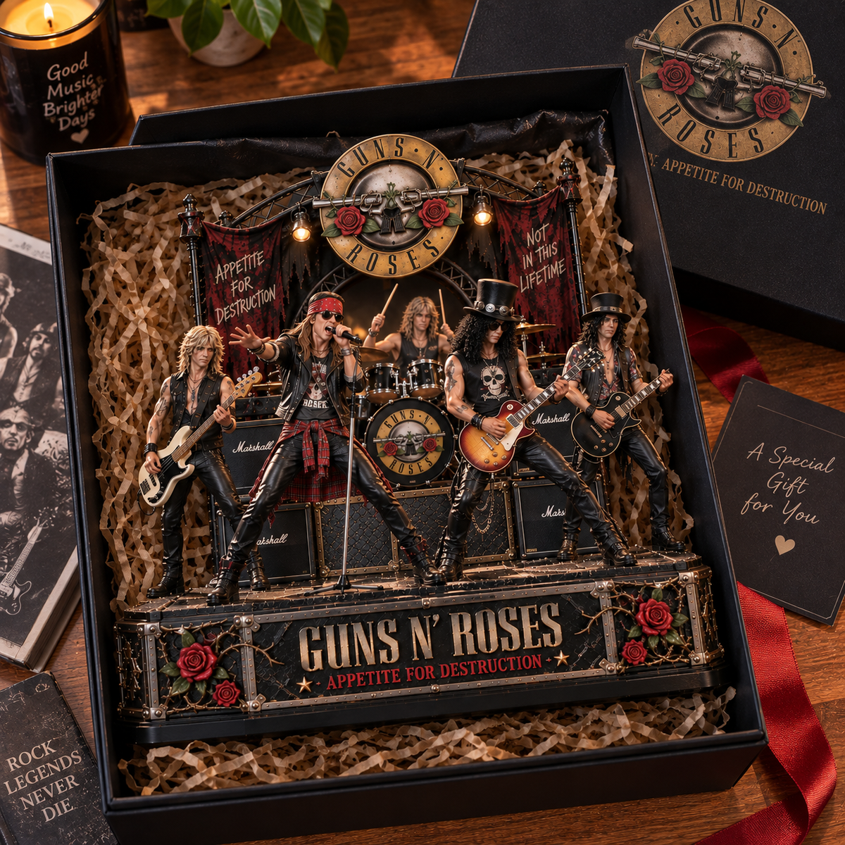 Guns N’ Roses Appetite for Destruction – Collectible Acrylic Plaque Table Decor