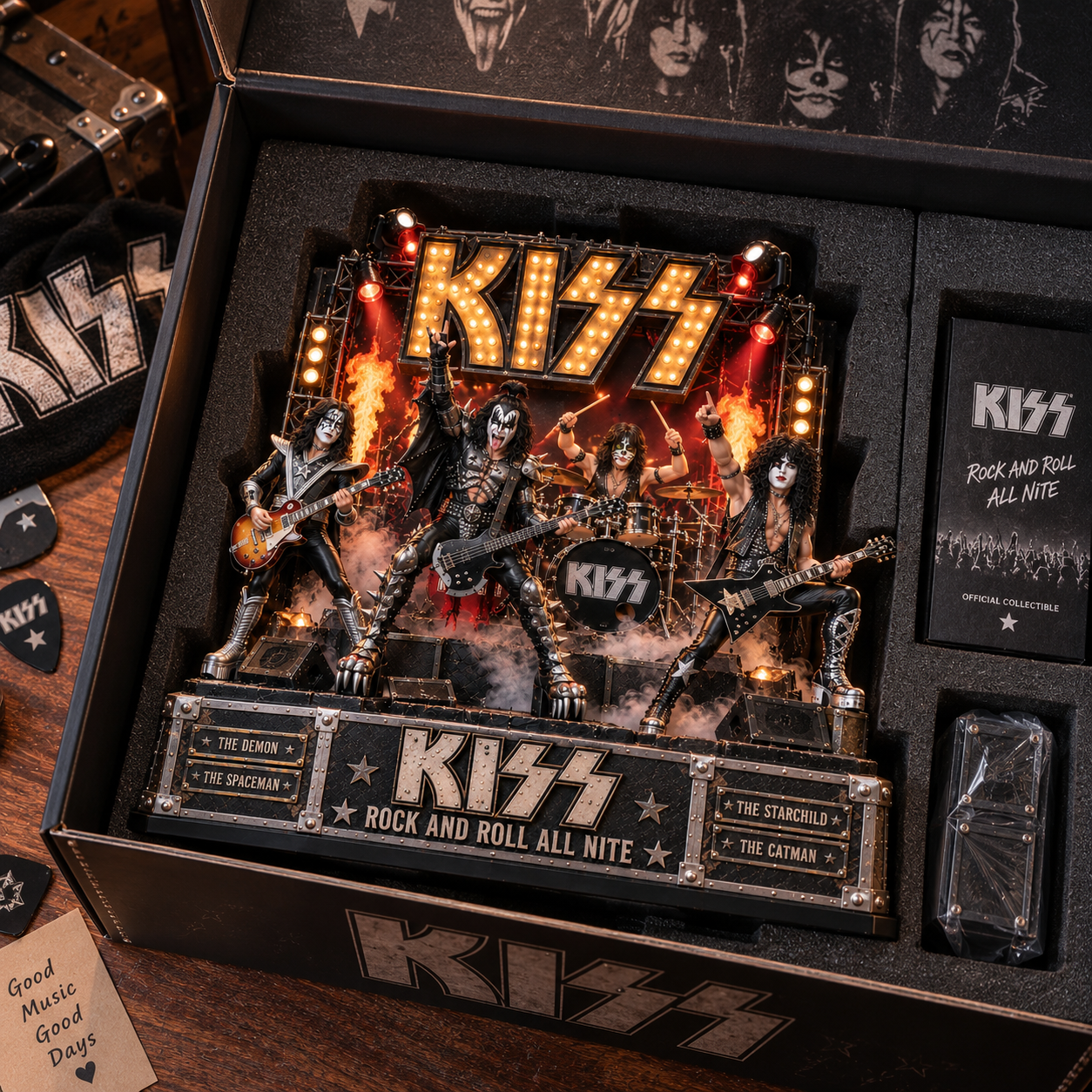 KISS Rock and Roll All Nite – Collectible Acrylic Plaque Table Decor