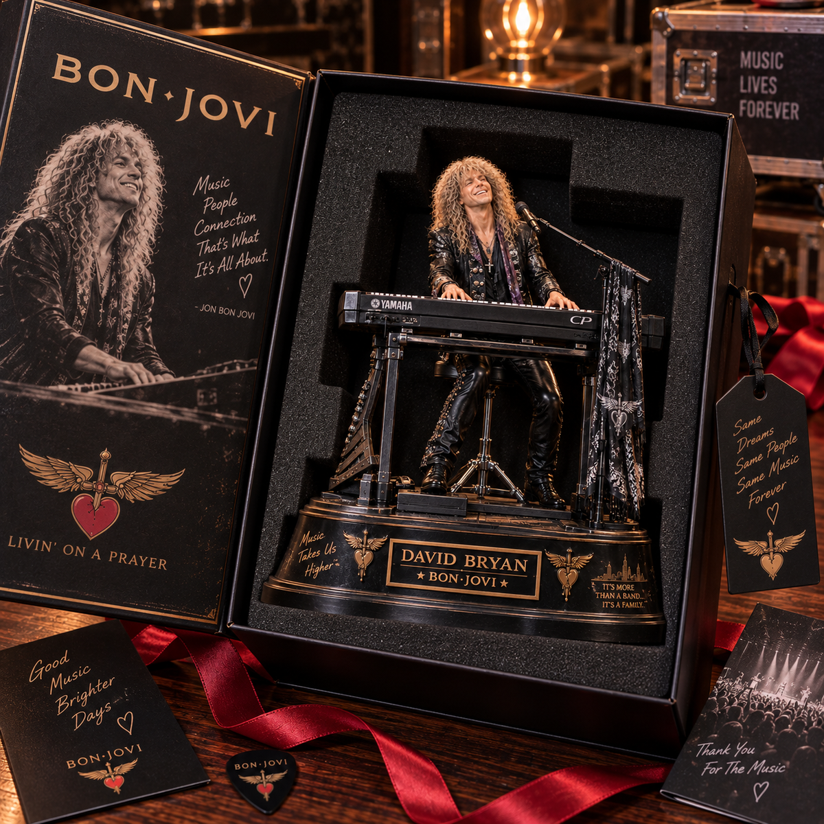 David Bryan Keyboard Legend – Bon Jovi – Collectible Acrylic Plaque Table Decor