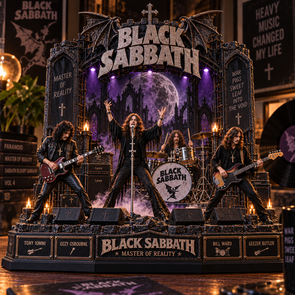Black Sabbath Master of Reality – Collectible Acrylic Plaque Table Decor