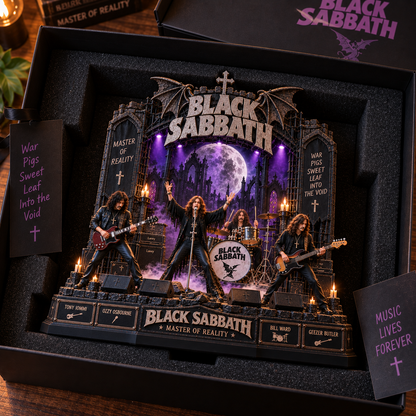 Black Sabbath Master of Reality – Collectible Acrylic Plaque Table Decor