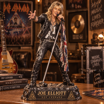 Joe Elliott – Def Leppard Collectible Acrylic Plaque Table Decor