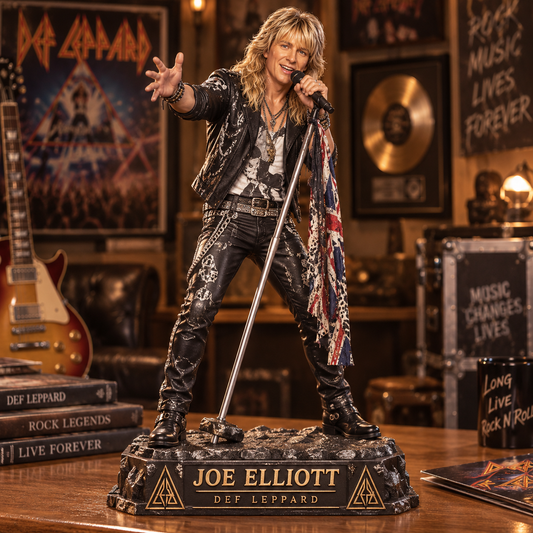 Joe Elliott – Def Leppard Collectible Acrylic Plaque Table Decor