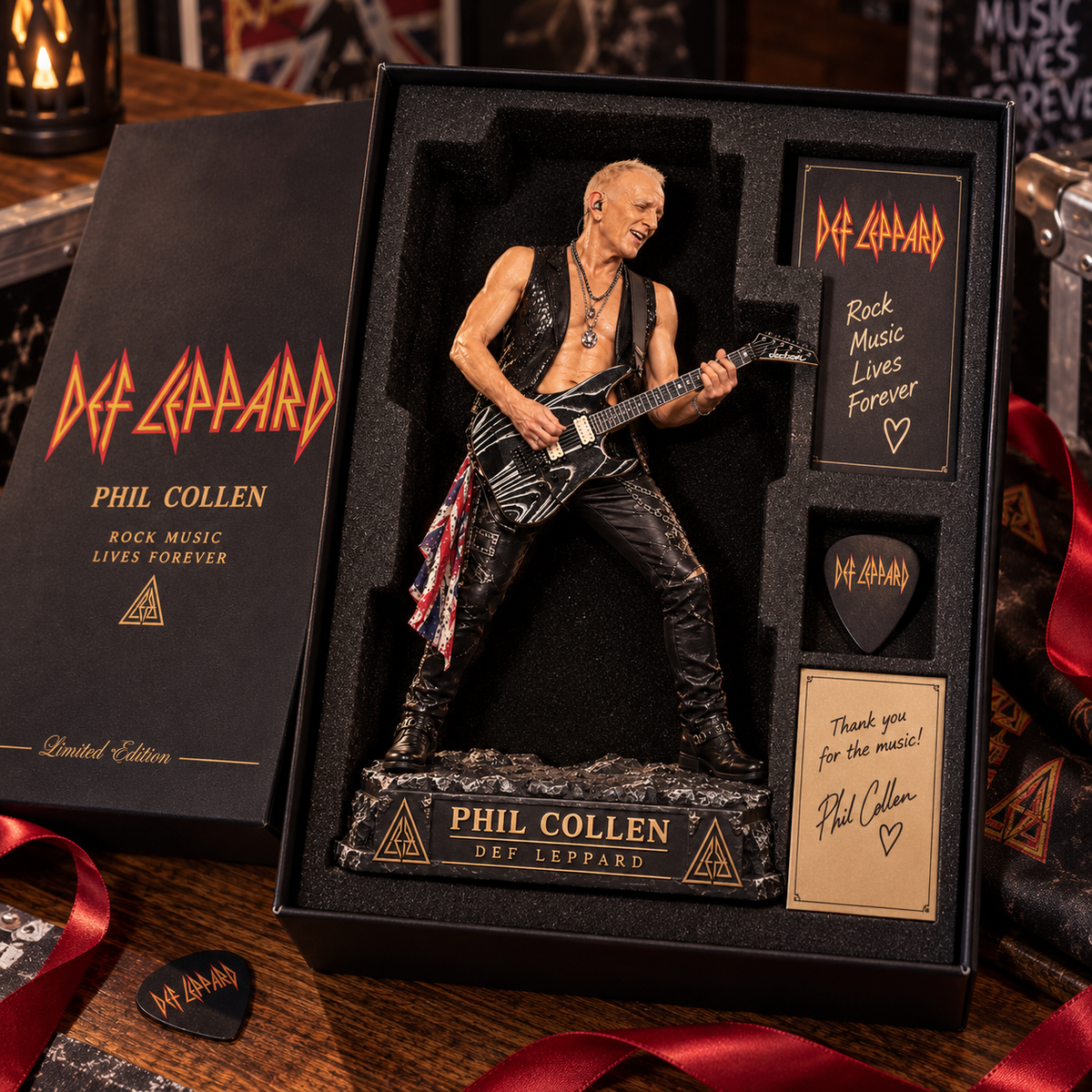 Phil Collen – Def Leppard Collectible Acrylic Plaque Table Decor