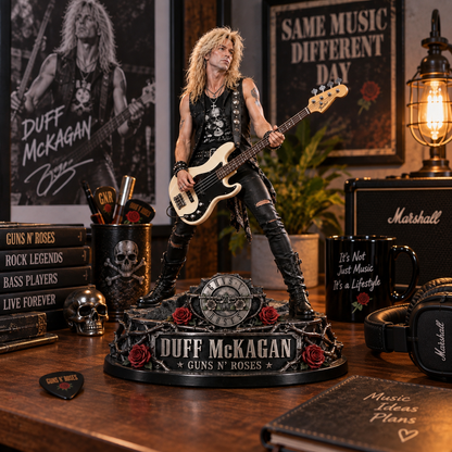 Duff McKagan Guns N’ Roses – Collectible Acrylic Plaque Table Decor