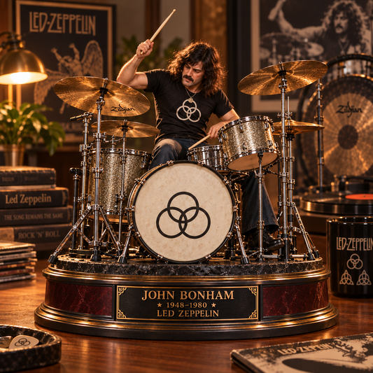 John Bonham Led Zeppelin – Collectible Acrylic Plaque Table Decor