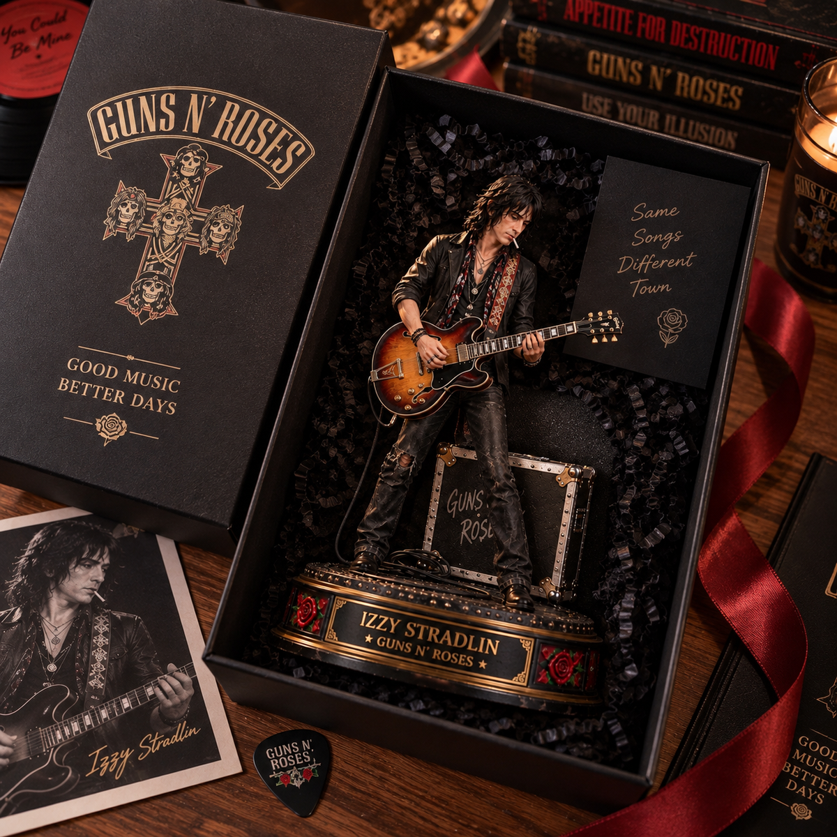Izzy Stradlin Guns N’ Roses – Collectible Acrylic Plaque Table Decor