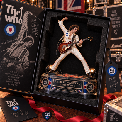 Pete Townshend Guitar Legend – The Who – Collectible Acrylic Plaque Table Decor