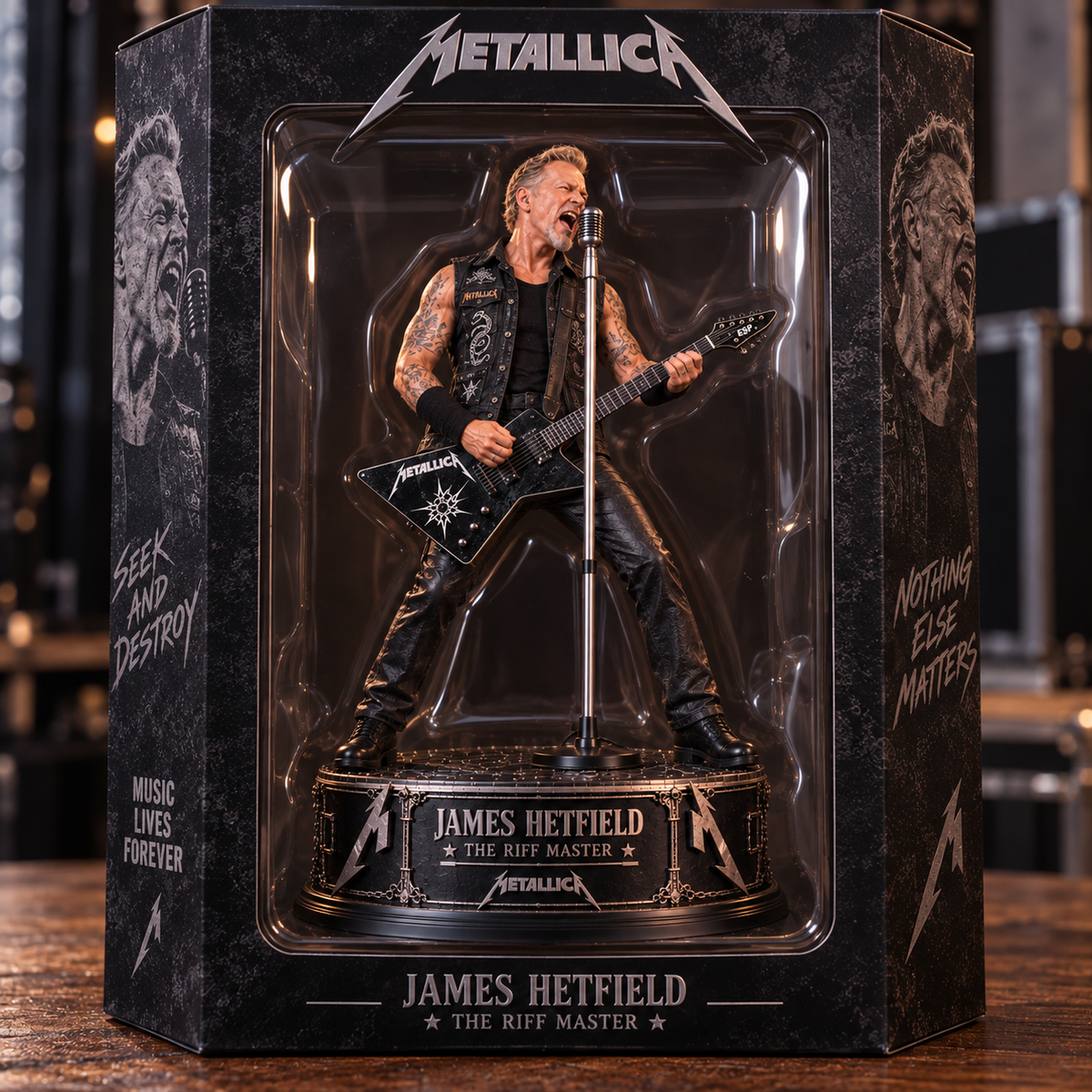 James Hetfield The Riff Master – Collectible Acrylic Plaque Table Decor