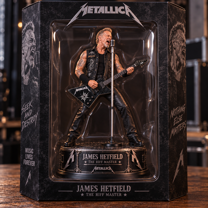James Hetfield The Riff Master – Collectible Acrylic Plaque Table Decor