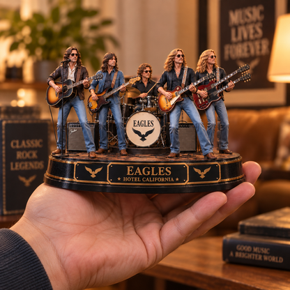 Eagles Hotel California – Collectible Acrylic Plaque Table Decor