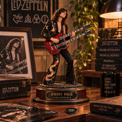 Jimmy Page Led Zeppelin – Collectible Acrylic Plaque Table Decor